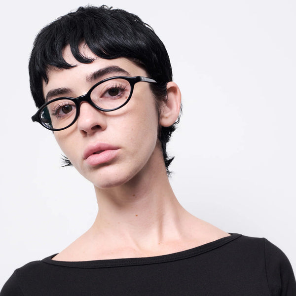 Alien Optical / Black Acetate & Blue - Light Lens - Shade Files